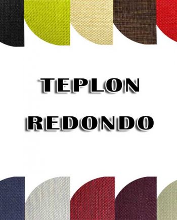 Teplon con forma redonda - alfombra vinílica