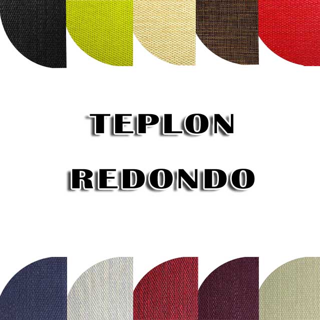 Teplon con forma redonda - alfombra vinílica
