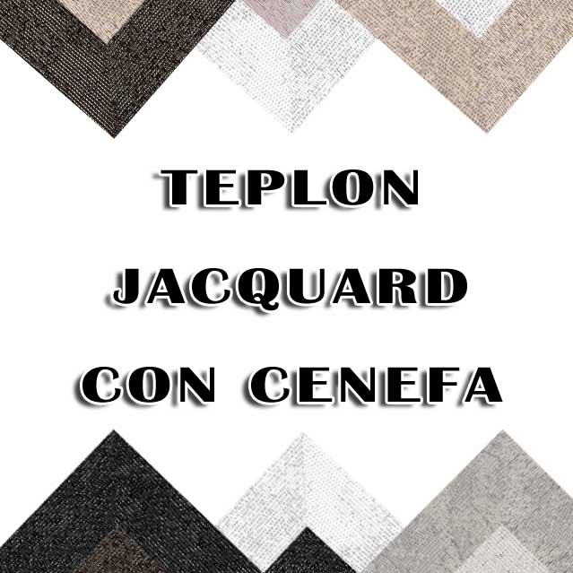 TEPLON JACQUARD CON CENEFA - Alfombra Vinílica