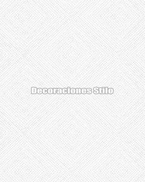 ED797C0 - Papel Pintado Vinílico Blanco y Brillo de Geométrico