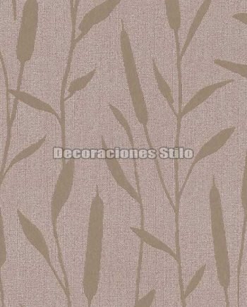 ED872C0 - Papel Pintado Vinílico Blanco y Marron de Ramas