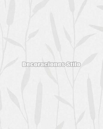 ED873C0 - Papel Pintado Vinílico Blanco de Ramas