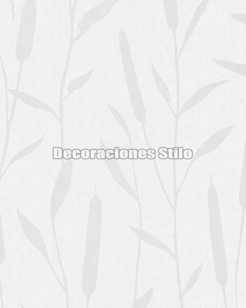 ED873C0 - Papel Pintado Vinílico Blanco de Ramas