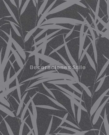GLA675C320 - Papel Pintado Vinílico Beige y Purpurina Hojas