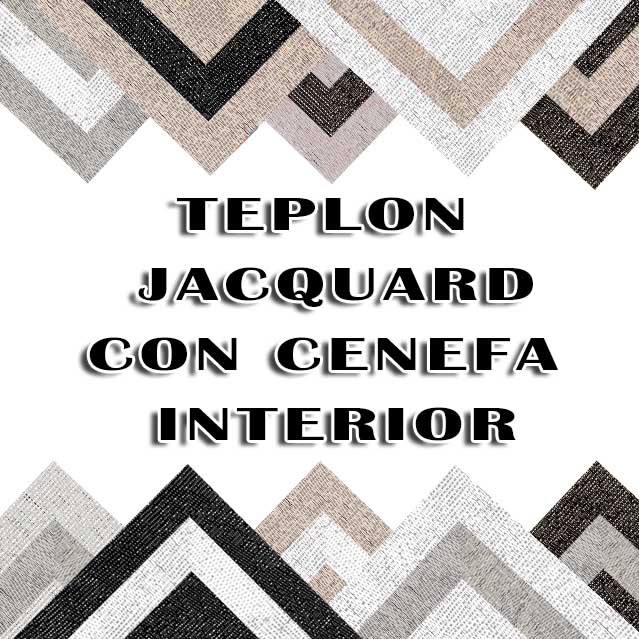 Teplon Jacquard con cenefa interior