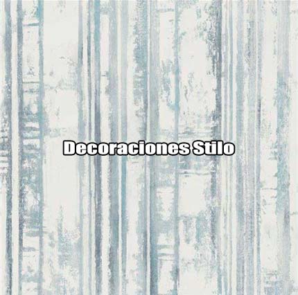 DSARU813L1 - Papel Pintado Rayas Gris, Azul y Brillo