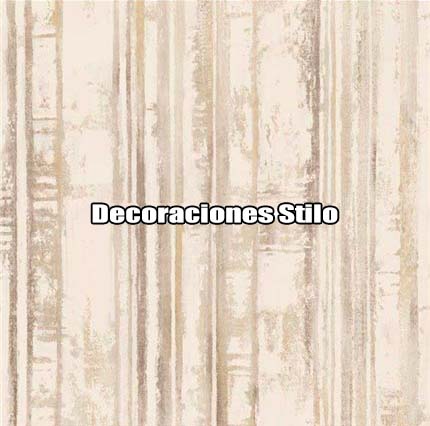 DSARU813L3 - Papel Pintado Rayas Marron, Beige y Brillo
