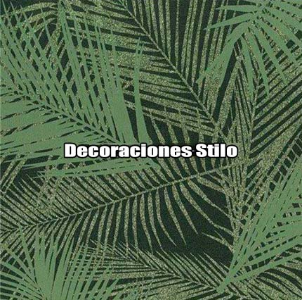 DSARU817L4 - Papel Pintado Hojas Verde y Brillo