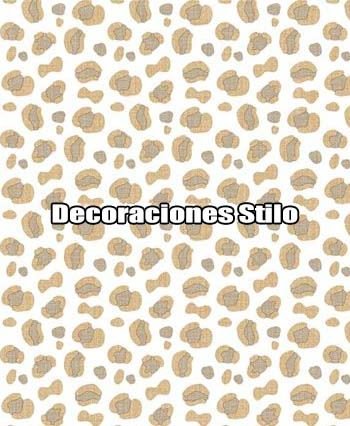 DSBAB161I3051 - Papel Pintado Infantil Marron, Beige y Blanco Hueso Pata de gallo