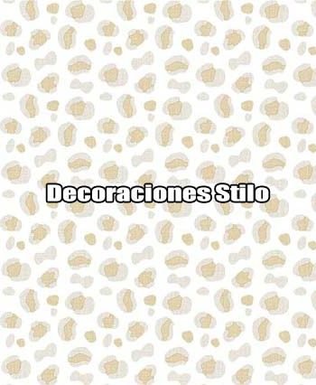 DSBAB161I3052 - Papel Pintado Infantil Beige y Blanco Hueso Pata de gallo