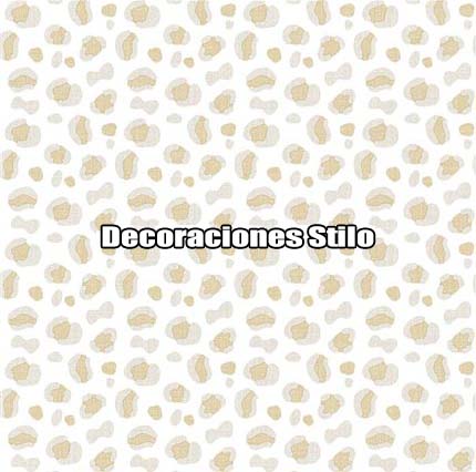 DSBAB161I3052 - Papel Pintado Infantil Beige y Blanco Hueso Pata de gallo
