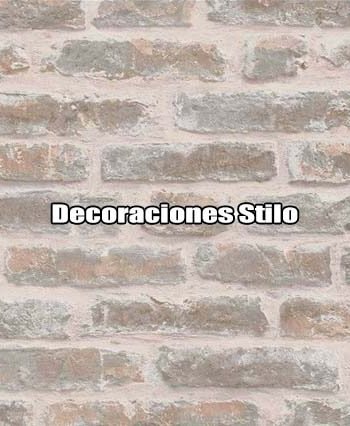 DSBAH271C0 - Papel Pintado Imitaciones Marron y Beige Ladrillos