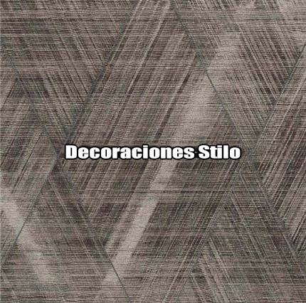 DSBOS388D241 - Papel Pintado Geométrico Gris, Dorado y Marron