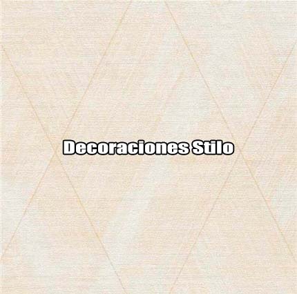 DSBOS388D244 - Papel Pintado Geométrico Beige y Blanco Roto