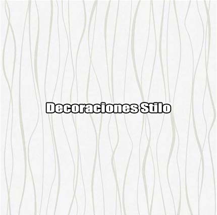 DSETE132C0 - Papel Pintado Geométrico Beige y Blanco Roto Ondas