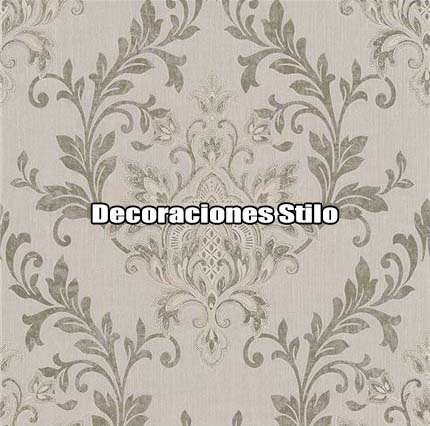 DSETE157C3 - Papel Pintado Adamascado Dorado, Brillo y Beige Damascos