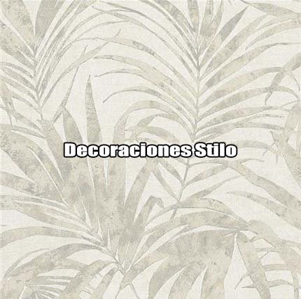 DSETE330C - Papel Pintado Hojas Marron y Beige