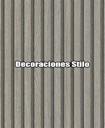 DSETE395C9 - Papel Pintado Imitaciones Marron y Negro Madera