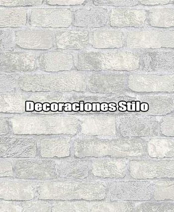 DSETE841C1 - Papel Pintado Imitaciones Gris, Marron y Beige Ladrillo