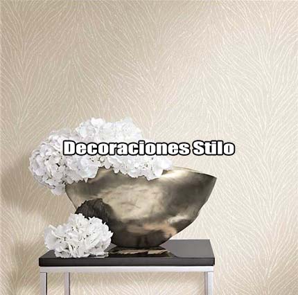 DSETE842C6 - Papel Pintado Geométrico Beige y Gris