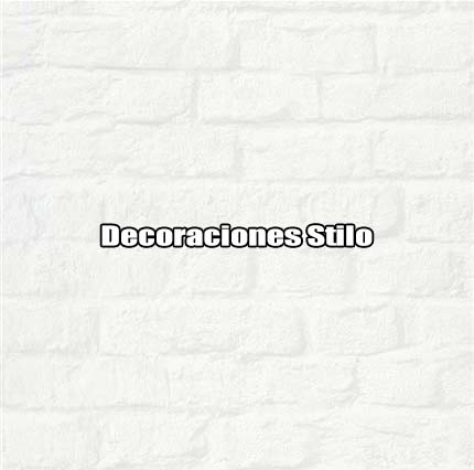 DSEXC416C5 - Papel Pintado Imitaciones Gris, Blanco Roto y Blanco Roto Ladrillo
