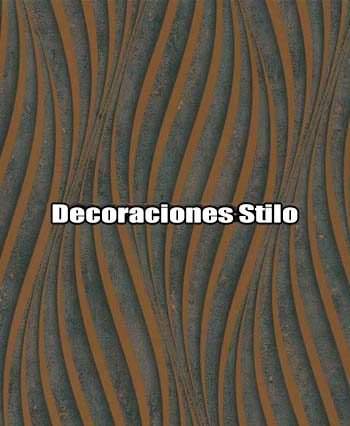 DSEXC426C3 - Papel Pintado Geométrico Gris y Negro Ondas