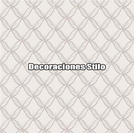DSFAB221L221 - Papel Pintado Geométrico Beige, Blanco Roto y Gris
