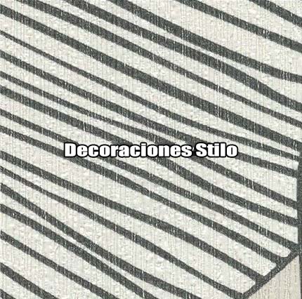 DSINT732S42 - Papel Pintado Hojas Blanco Roto, Negro y Beige