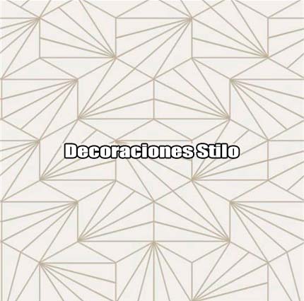 DSKUBKU9C4900 - Papel Pintado Geométrico Dorado y Blanco Hueso