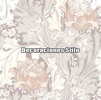 DSOXF84069101 - Papel Pintado Flores Blanco y Beige