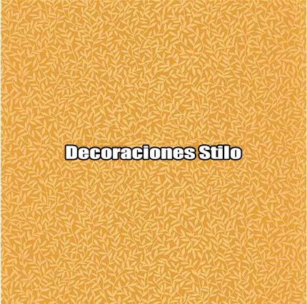 DSOXF84122323 - Papel Pintado Flores Dorado y Plateado Hojas