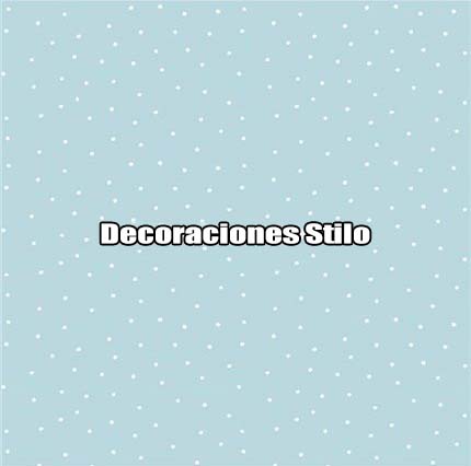 DSPIP021L - Papel Pintado Infantil Blanco Roto y Azul Lunares