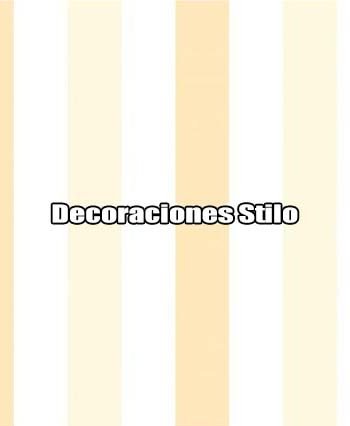 DSPIP028L - Papel Pintado Infantil Blanco Roto y Amarillo Rayas