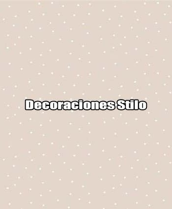 DSPIP029L - Papel Pintado Infantil Blanco Roto y Marron Lunares