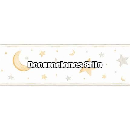 DSPIPC-0L11P - Papel Pintado Infantil Amarillo, Marron y Blanco Roto Estrellas