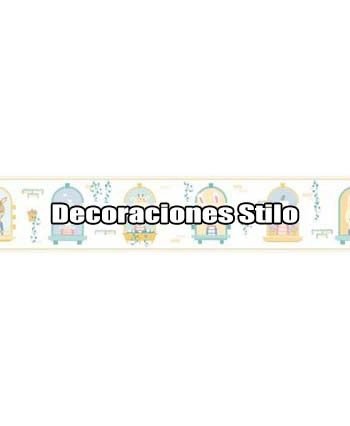 DSPIPC-0L46P - Papel Pintado Infantil Multicolor y Blanco Roto Animales