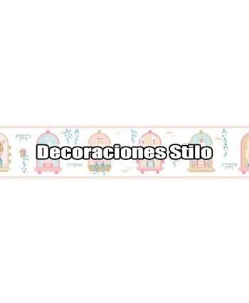 DSPIPC-0L51P - Papel Pintado Infantil Multicolor y Blanco Roto Animales