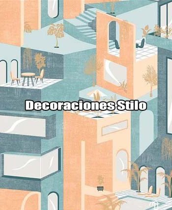 DSPOP15 - Papel Pintado Original Beige y Gris Abstracto