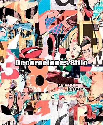 DSPOP31 - Papel Pintado Original Multicolor Comic