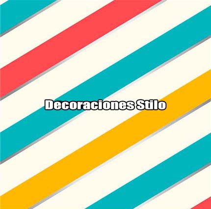 DSPOP38 - Papel Pintado Rayas Rojo, Verde y Amarillo