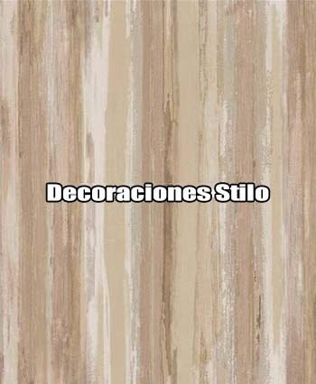 DSTXM244L33 - Papel Pintado Rayas Marron, Beige y Dorado