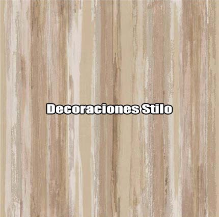 DSTXM244L33 - Papel Pintado Rayas Marron, Beige y Dorado
