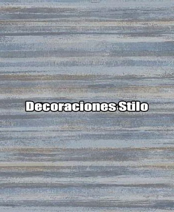 DSTXM244L66 - Papel Pintado Rayas Marron, Dorado y Azul