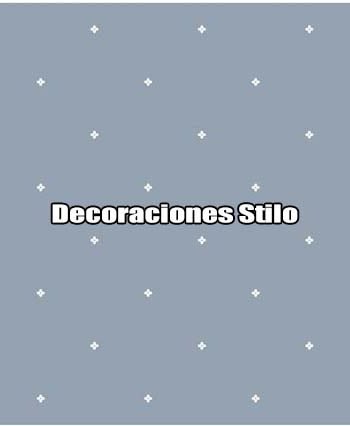DSVAL172L64 - Papel Pintado Geométrico Blanco y Azul Topos