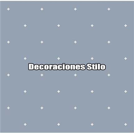 DSVAL172L64 - Papel Pintado Geométrico Blanco y Azul Topos