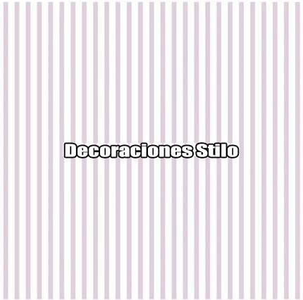 DSVAL172L71 - Papel Pintado Rayas Rosa y Blanco