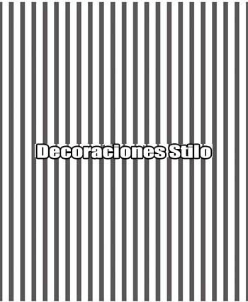 DSVAL172L75 - Papel Pintado Rayas Negro y Blanco