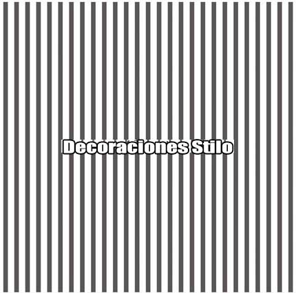 DSVAL172L75 - Papel Pintado Rayas Negro y Blanco