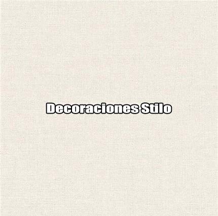 DSVIS760S23 - MEDIDA ESPECIAL 0,70m - Papel Pintado Liso Blanco Hueso y Blanco Hueso